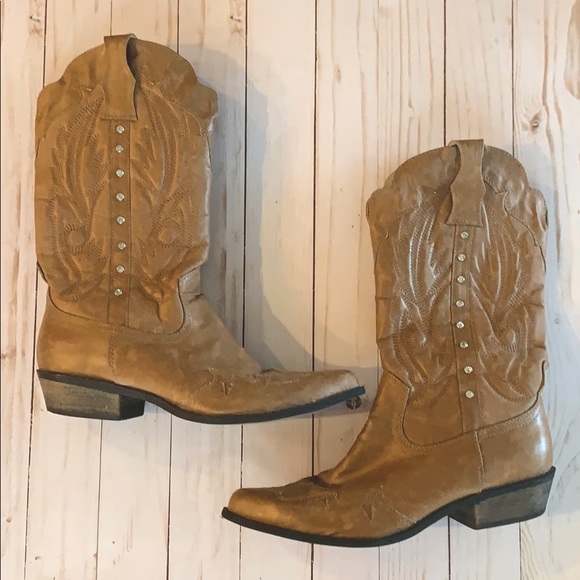 Coconuts by Matisse Shoes - Rhinestone western boots